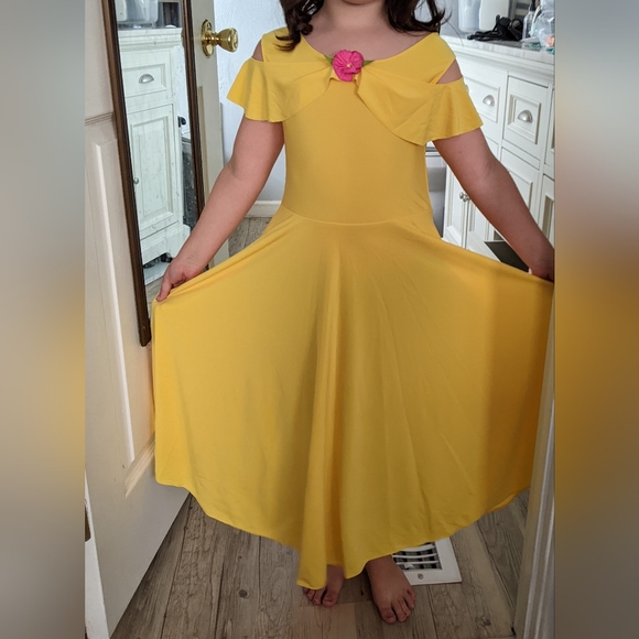 Sensory friendly Belle dress LIKE MORE STYLES TO BUNDLE THESE FOR $9 EACH! - Picture 3 of 3